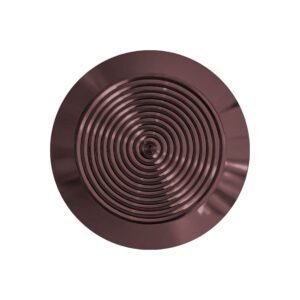 Stainless Steel Circular 10 Groove Top Bronze