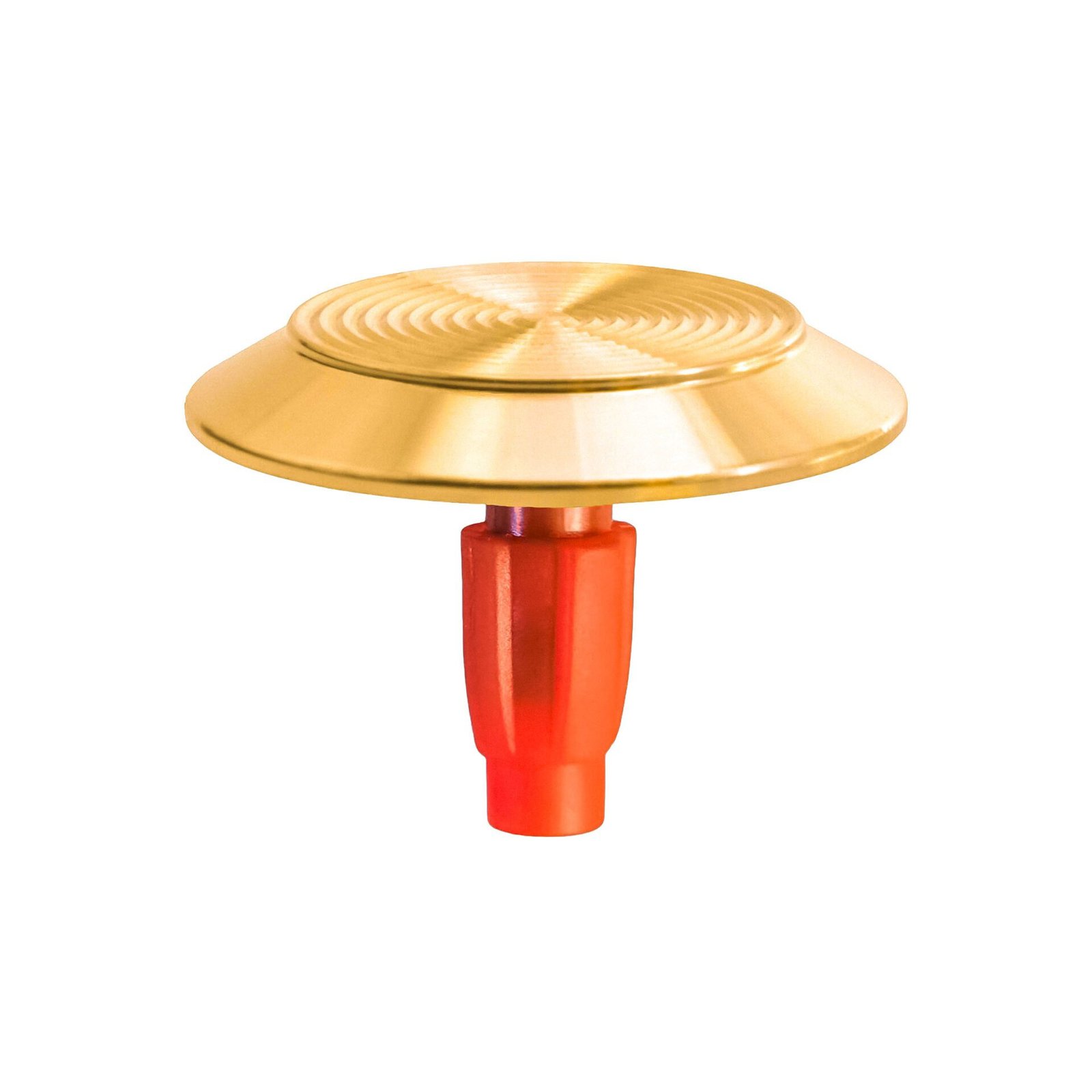 Stainless Steel Circular 10 Groove Top Gold - Image 2